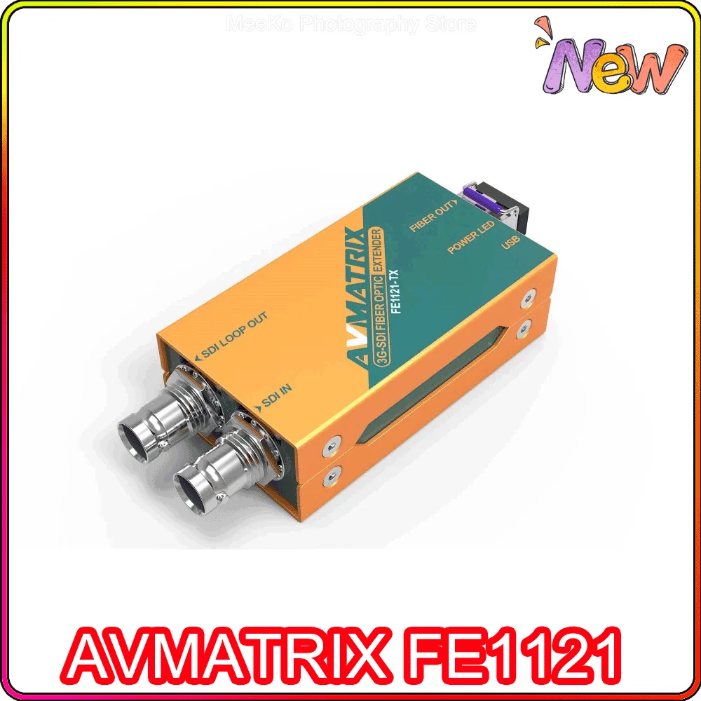 AVMATRIX FE1121 3G-SDI Fiber Optic Extender 20km Local SDI Loop Out and Dual SDI outputs and Supports 3G/HD/SD SDI Signals
AVMATRIX FE1121 3G-SDI Fiber Optic Extender 20km Local SDI Loop Out and Dual SDI outputs and Supports 3G/HD/SD SDI Signals