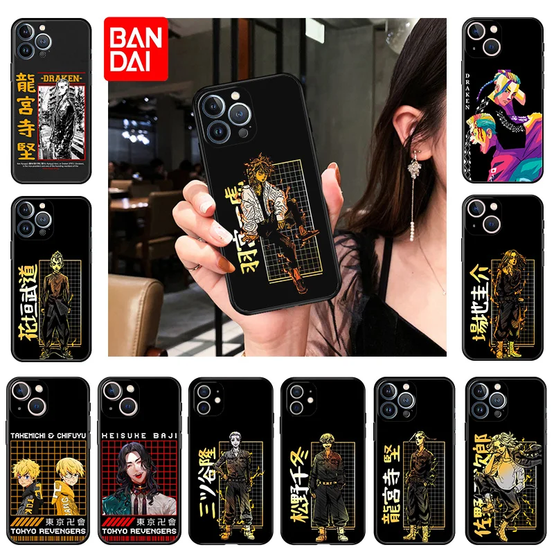 Black Soft Silicone Phone Cases For iPhone XR XS Max 7 8 6S Plus X Cartoon Tokyo Revengers Cover For iPhone 13 12 Pro 11 SE 2022
Black Soft Silicone Phone Cases For iPhone XR XS Max 7 8 6S Plus X Cartoon Tokyo Revengers Cover For iPhone 13 12 Pro 11 SE 2022