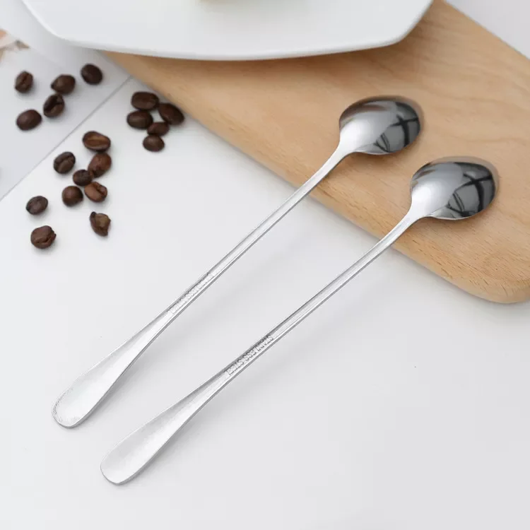 Tea Coffee Soup Spoon For Eating Mixing Stirring Long Handle Teaspoon Ice Cream Honey Spoon Cocktail Spoons Kitchen Cutlery 
Tea Coffee Soup Spoon For Eating Mixing Stirring Long Handle Teaspoon Ice Cream Honey Spoon Cocktail Spoons Kitchen Cutlery