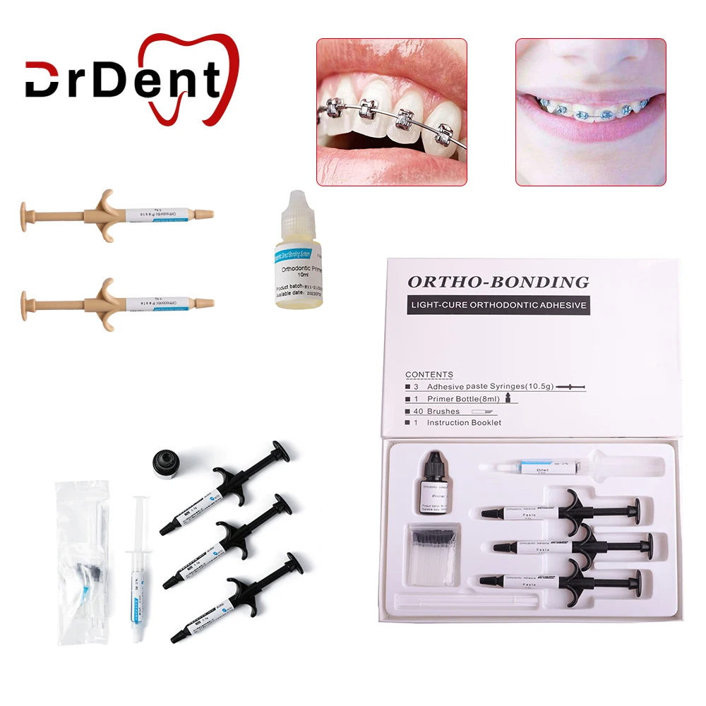 Dental Orthodontic Direct Bonding System Self Cure Light Yellow GlueDentistry Adhesive Set For Brackets Disposable Eyelash Brush
Dental Orthodontic Direct Bonding System Self Cure Light Yellow GlueDentistry Adhesive Set For Brackets Disposable Eyelash Brush