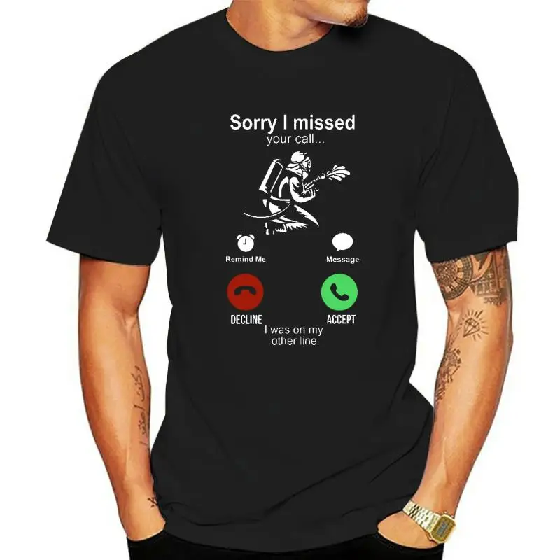 Funny Sorry I Missed Your Call Firefighter T Shirts Fireman Cotton Streetwear Short Sleeve O-Neck Harajuku Oversized T-shirt Men
Funny Sorry I Missed Your Call Firefighter T Shirts Fireman Cotton Streetwear Short Sleeve O-Neck Harajuku Oversized T-shirt Men