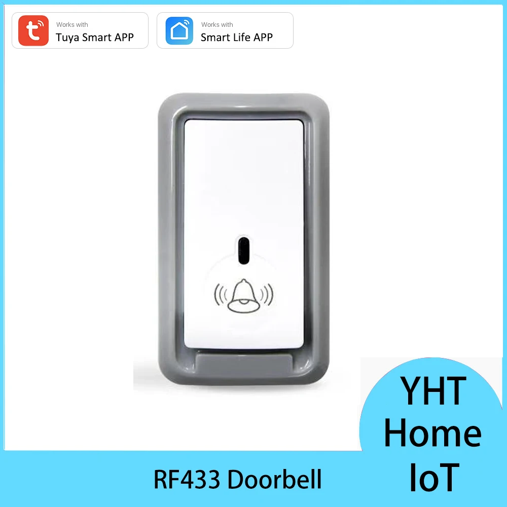 

Tuya Smart Home Doorbell Security Intelligent Door Bell Kit with WIFI RF Siren Gateway Hub Alarm Systems APP Remote Control