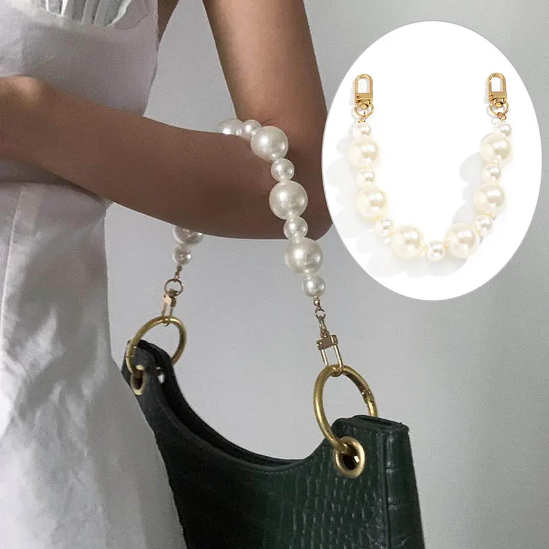 Pearl Strap Belt Bags Handbag Handles DIY Purse Replacement Long Beaded Chain
Pearl Strap Belt Bags Handbag Handles DIY Purse Replacement Long Beaded Chain