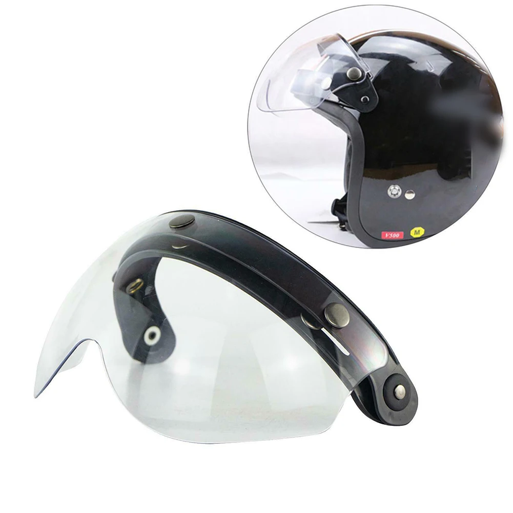 1pc Flip Up 3-Snap Visor Universal Visor 22x12.5cm 3 Snap-Button Visor Anti-UV Flip Up Wind Shield For Open Face
1pc Flip Up 3-Snap Visor Universal Visor 22x12.5cm 3 Snap-Button Visor Anti-UV Flip Up Wind Shield For Open Face