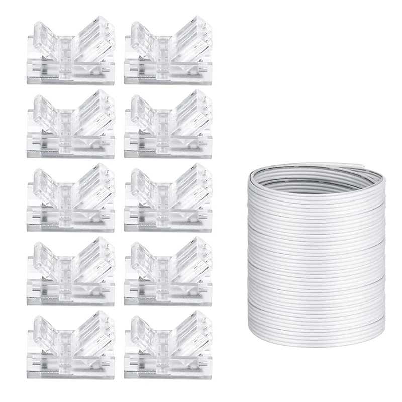 RGB Extension Cable Wire Cord 10 Mm LED Light Strip Connectors White For LED RGB Strip Light
RGB Extension Cable Wire Cord 10 Mm LED Light Strip Connectors White For LED RGB Strip Light