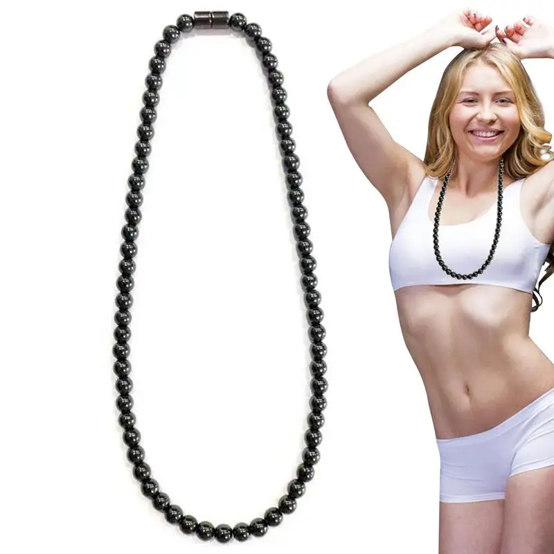 Magnet Necklaces Stylish And Durable Hematite Round Beads Healing Necklace Simple Black Hematite Magnetic Necklace For Women
Magnet Necklaces Stylish And Durable Hematite Round Beads Healing Necklace Simple Black Hematite Magnetic Necklace For Women