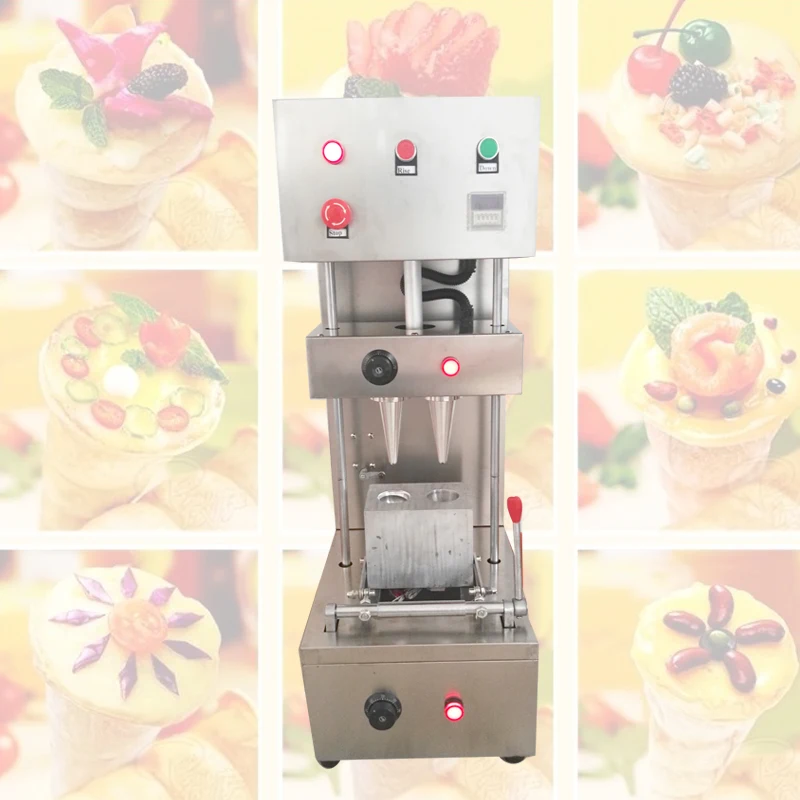 2 Molds Spiral Shape Pizza Machine Commercial Electric 3000W Automatic Pizza Cone Machine With Bracket
2 Molds Spiral Shape Pizza Machine Commercial Electric 3000W Automatic Pizza Cone Machine With Bracket