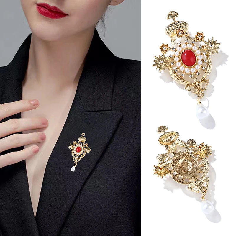 Exquisite Baroque Retro Pearl Brooch Lapel Pin Badge Bag Brooches Jewelry For Women Girl Party Corsage
Exquisite Baroque Retro Pearl Brooch Lapel Pin Badge Bag Brooches Jewelry For Women Girl Party Corsage