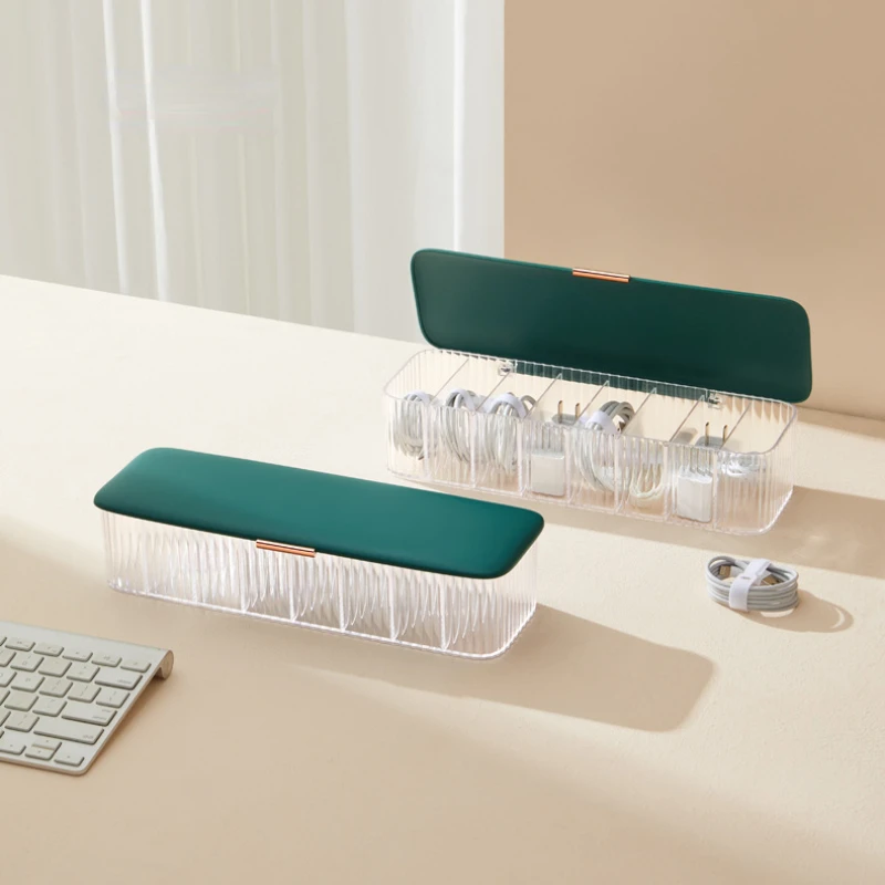 8 Grid Cable Storage Box Transparent Data Line Storage Container for Desk With Cover Dust-proof Headset Data Charging Line
8 Grid Cable Storage Box Transparent Data Line Storage Container for Desk With Cover Dust-proof Headset Data Charging Line