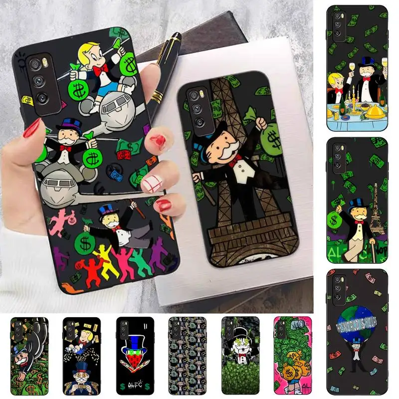 

Cartoon Dollar Monopolys Phone Case for Huawei Y 6 9 7 5 8s prime 2019 2018 enjoy 7 plus