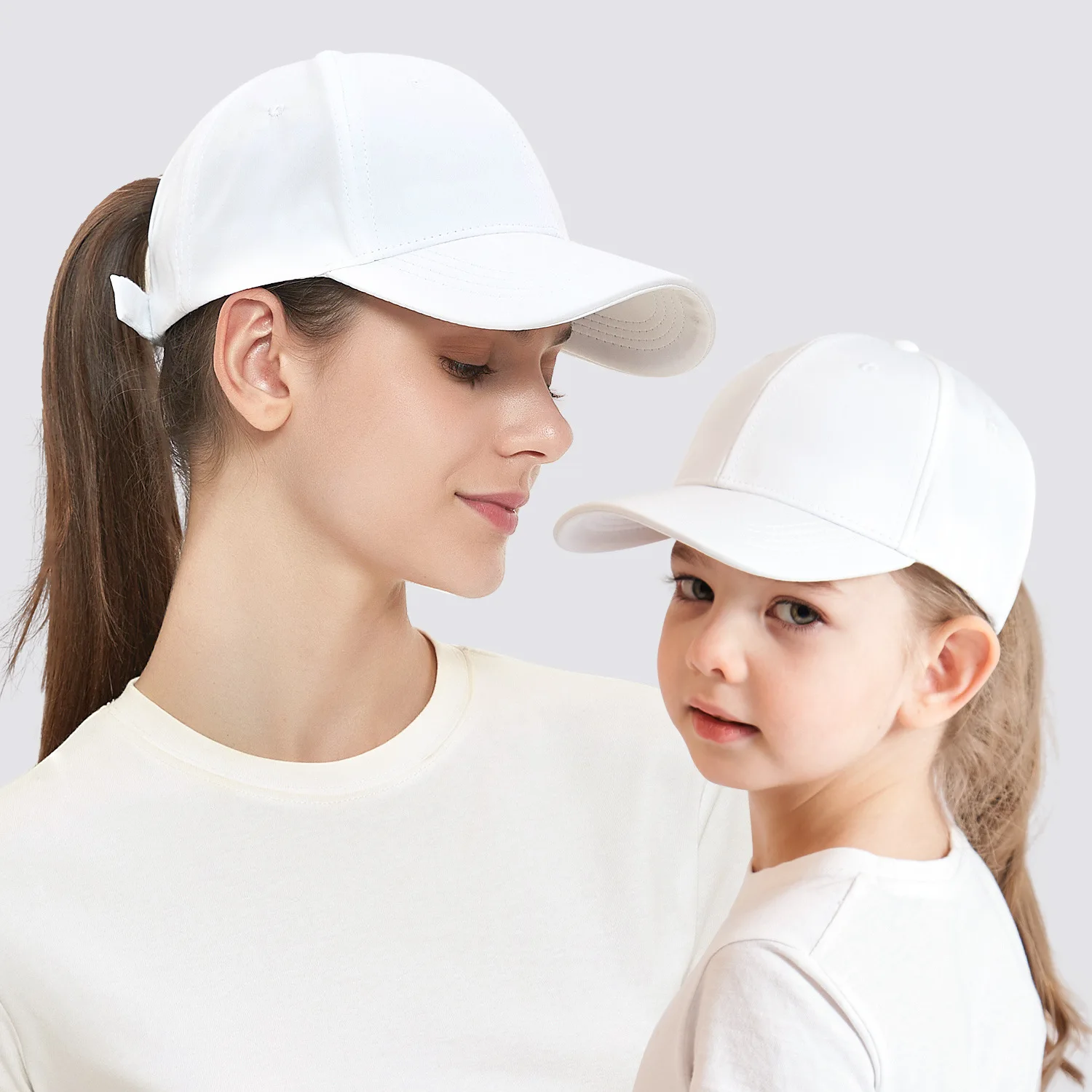 

Baseball Caps For Women Hats New Breathable Mesh Sun Visor Hats Female Summer European Outdoor Sports Criss Cross Ponytail Hat