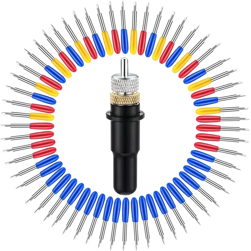 40 Pieces Cutting Blades Fine Point Blades With 1 Deep Point Housing Compatible With Explore Air 2 Maker Expression
40 Pieces Cutting Blades Fine Point Blades With 1 Deep Point Housing Compatible With Explore Air 2 Maker Expression
