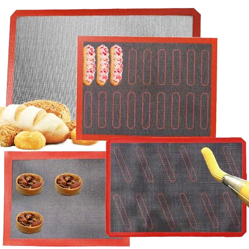 Non-Stick Oven Sheet Liner Perforated Silicone Baking Mat Baking Tool for Cookie /Bread/ Macaroon Kitchen Bakeware Accessories
Non-Stick Oven Sheet Liner Perforated Silicone Baking Mat Baking Tool for Cookie /Bread/ Macaroon Kitchen Bakeware Accessories