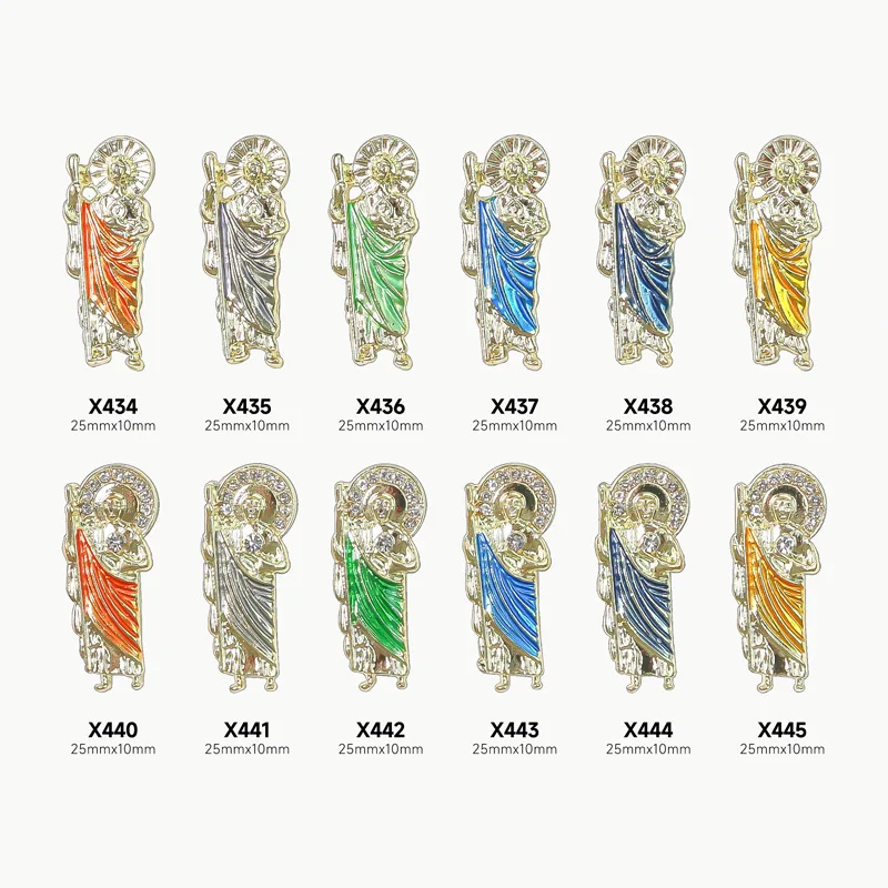5pcs Virgin Mary Nail Charms Gold/Silver Metal 3D Santa Maria Nail Art Decoration Luxury Diamond Manicure Jewelry Supplies
5pcs Virgin Mary Nail Charms Gold/Silver Metal 3D Santa Maria Nail Art Decoration Luxury Diamond Manicure Jewelry Supplies