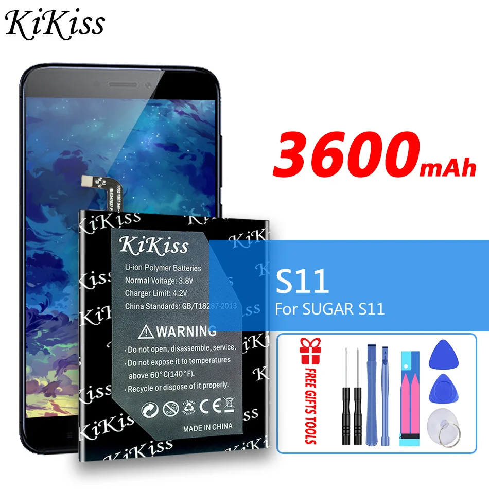 3600mAh KiKiss High Capacity Battery 376281 Battery for SUGAR S11 Mobile Phone Batteries
3600mAh KiKiss High Capacity Battery 376281 Battery for SUGAR S11 Mobile Phone Batteries