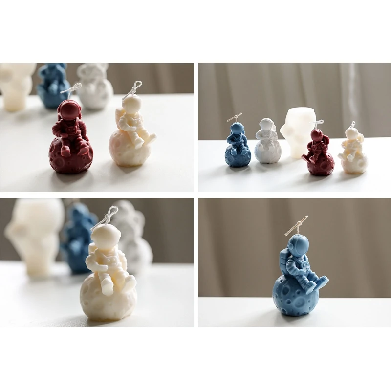 N58F Astronaut Moon Decoration 3D Soap Mould DIY Ornament Epoxy Mold Handmade Candles Aroma Wax Soap Molds for Decorations
N58F Astronaut Moon Decoration 3D Soap Mould DIY Ornament Epoxy Mold Handmade Candles Aroma Wax Soap Molds for Decorations