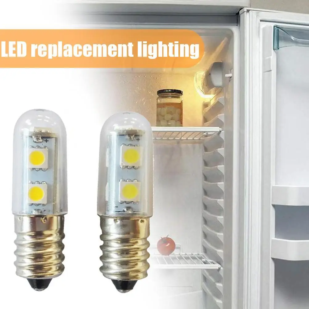 

E14 LED Bulb Dimmable 220V Fridge Light 1.5W Lamp Filament COB Lamp For Chandelier Replace 30W Halogen Lamps
