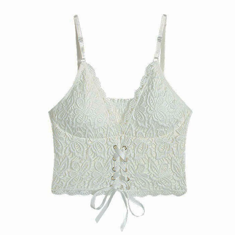 2021 Fashion Mesh Lace Women Crop Tops Vest Floral Bralet Women's Corset Bustier Bra Sexy V-Neck Camisole Tank Top Streetwear
2021 Fashion Mesh Lace Women Crop Tops Vest Floral Bralet Women's Corset Bustier Bra Sexy V-Neck Camisole Tank Top Streetwear