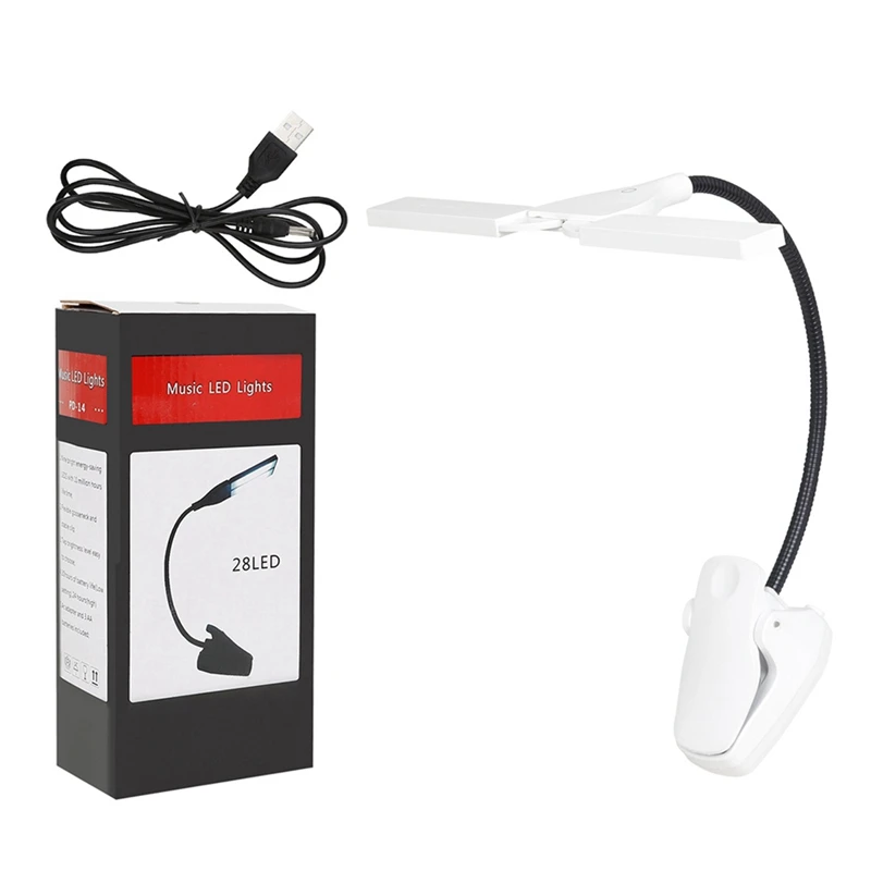 1 Set Rechargeable Book Light Reading Music Light White Daylight Flexible Night Reading Lamp In Bed
1 Set Rechargeable Book Light Reading Music Light White Daylight Flexible Night Reading Lamp In Bed