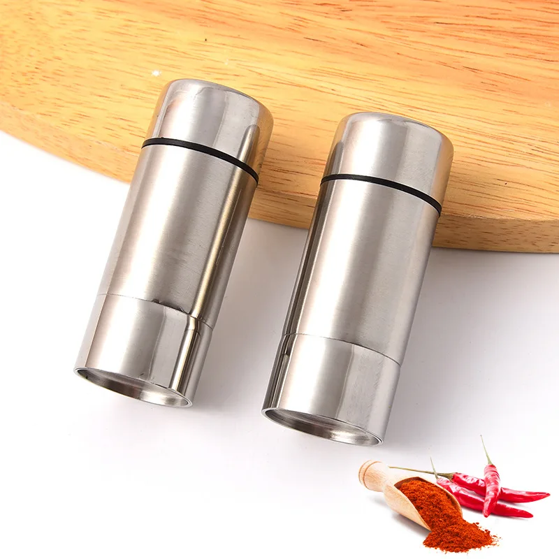 Salt Sugar Bottle Rotating Cover Multi-purpose Stainless Steel 1Pcs Kitchen Gadgets Spice Pepper Shaker Spice Jar Seasoning Can
Salt Sugar Bottle Rotating Cover Multi-purpose Stainless Steel 1Pcs Kitchen Gadgets Spice Pepper Shaker Spice Jar Seasoning Can