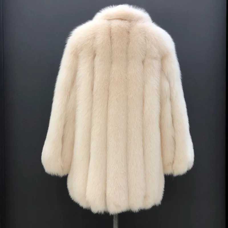 Промоакция Женская куртка меховое пальто мех норки Толстая зимняя уличная