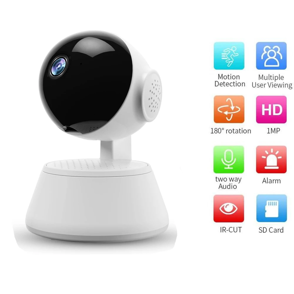 V380 HD 720P Mini IP Camera Wifi Wireless Security Surveillance Camera Night Vision IR Baby Monitor Motion indoor
V380 HD 720P Mini IP Camera Wifi Wireless Security Surveillance Camera Night Vision IR Baby Monitor Motion indoor