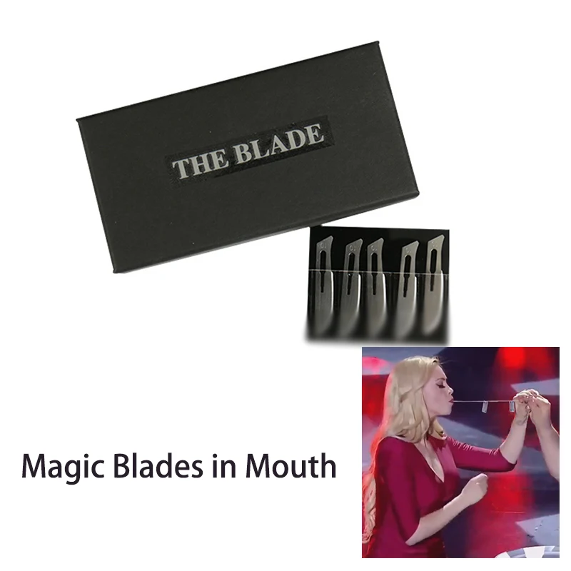Joke Magic Knife Magic Blade in Mouth Stage Magic Props Funny Magic Trick Joke Toys
Joke Magic Knife Magic Blade in Mouth Stage Magic Props Funny Magic Trick Joke Toys
