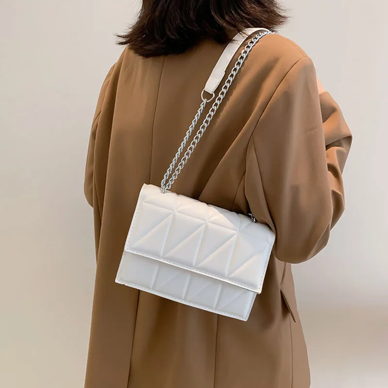 Fashion Summer Chain Crossbody Bags Plaid Designer Women Shoulder Bag Pu Leather Square Handbags For Ladies
Fashion Summer Chain Crossbody Bags Plaid Designer Women Shoulder Bag Pu Leather Square Handbags For Ladies
