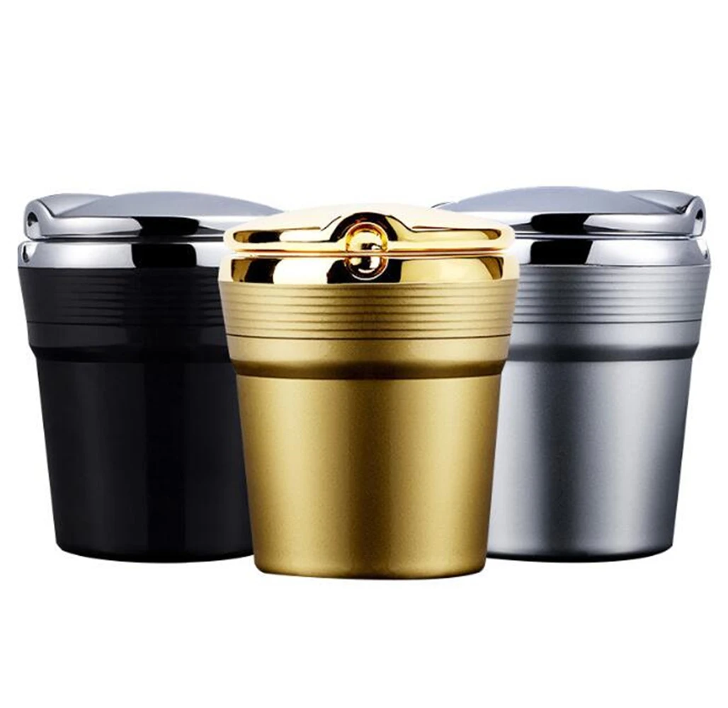 Universal Car Portable LED Light Car Ashtray Universal Cigarette Holder Car Styling Mini Holder Trash Box 
Universal Car Portable LED Light Car Ashtray Universal Cigarette Holder Car Styling Mini Holder Trash Box