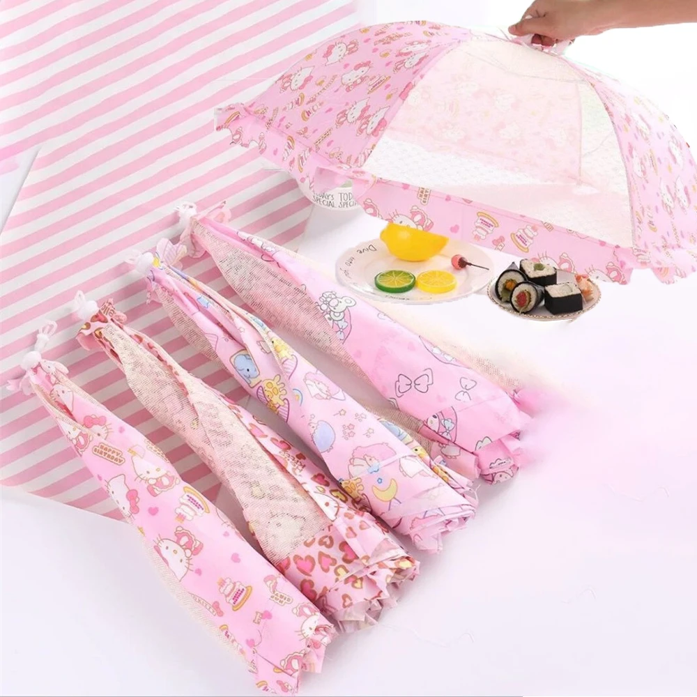 Милый Sanrios My Melody Cinnamonroll KT cat мультяшный сетчатый складной чехол для стола защита от насекомых и насекомых зонт для овощей для дома
Милый Sanrios My Melody Cinnamonroll KT cat мультяшный сетчатый складной чехол для стола защита от насекомых и насекомых зонт для овощей для дома