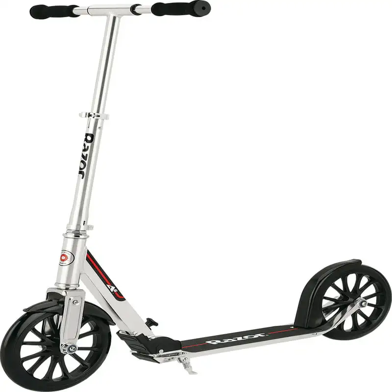 Kick Scooter - Extra large 10" Wheels, Longer Deck, Anodized Aluminum Frame, Foldable, Adjustable Handlebars, Lightweight, for R
Kick Scooter - Extra large 10" Wheels, Longer Deck, Anodized Aluminum Frame, Foldable, Adjustable Handlebars, Lightweight, for R