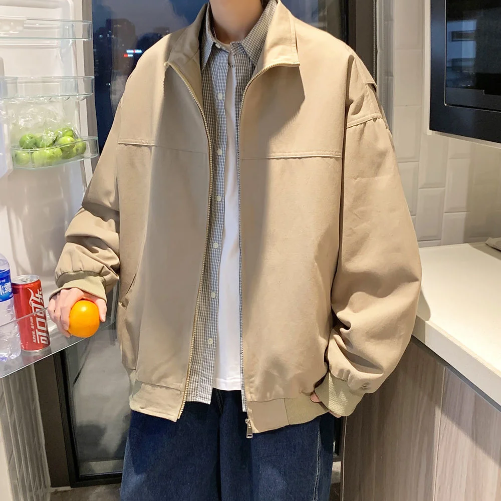 NoEstaMal America Baseball Set Men's Jackets Fashion Solid Color Vintage Loose Male Zipper Coat Streetwear Hip Hop Man Outerwear
NoEstaMal America Baseball Set Men's Jackets Fashion Solid Color Vintage Loose Male Zipper Coat Streetwear Hip Hop Man Outerwear