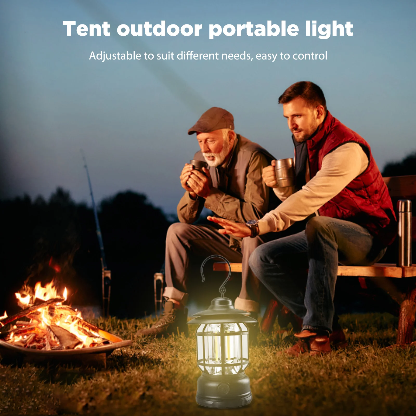 1200mAh Camping Light Multifunctional 300 Lumens LED Tent Light USB Rechargeable Portable Lanterns Waterproof for Indoor Outdoor
1200mAh Camping Light Multifunctional 300 Lumens LED Tent Light USB Rechargeable Portable Lanterns Waterproof for Indoor Outdoor