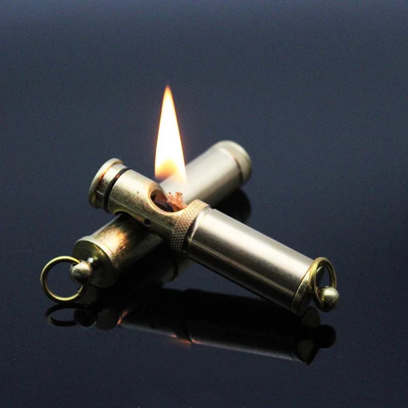 New Cylindrical Kerosene Lighter Push-pull Retro Creative Grinding Wheel Open Flame Lighter Cigarette Cigar Igniter Men's Gift
New Cylindrical Kerosene Lighter Push-pull Retro Creative Grinding Wheel Open Flame Lighter Cigarette Cigar Igniter Men's Gift