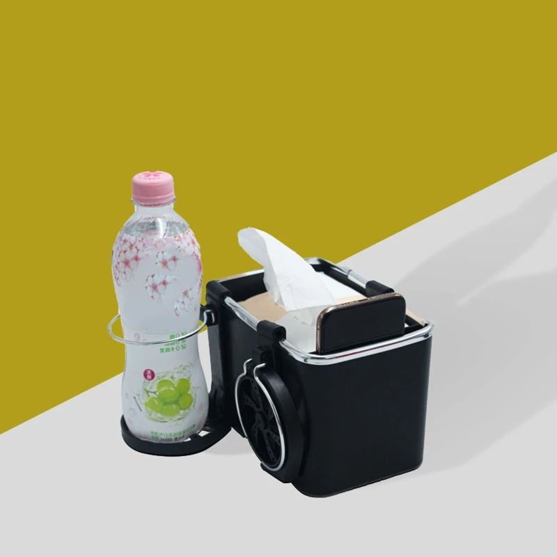 2 in 1 Multifunction Car Armrest Back Seat Handrail Organizer Tissue Drawer Box Pouch with Cup Holder Universal for Auto
2 in 1 Multifunction Car Armrest Back Seat Handrail Organizer Tissue Drawer Box Pouch with Cup Holder Universal for Auto