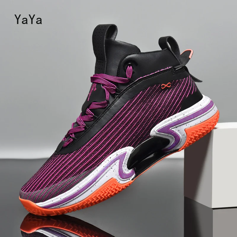 High Quality Male Sneakers Basketball Non-Slip Training Sports Sneakers ForMotion Wearable Basketball Shoes Mens running shoes
High Quality Male Sneakers Basketball Non-Slip Training Sports Sneakers ForMotion Wearable Basketball Shoes Mens running shoes