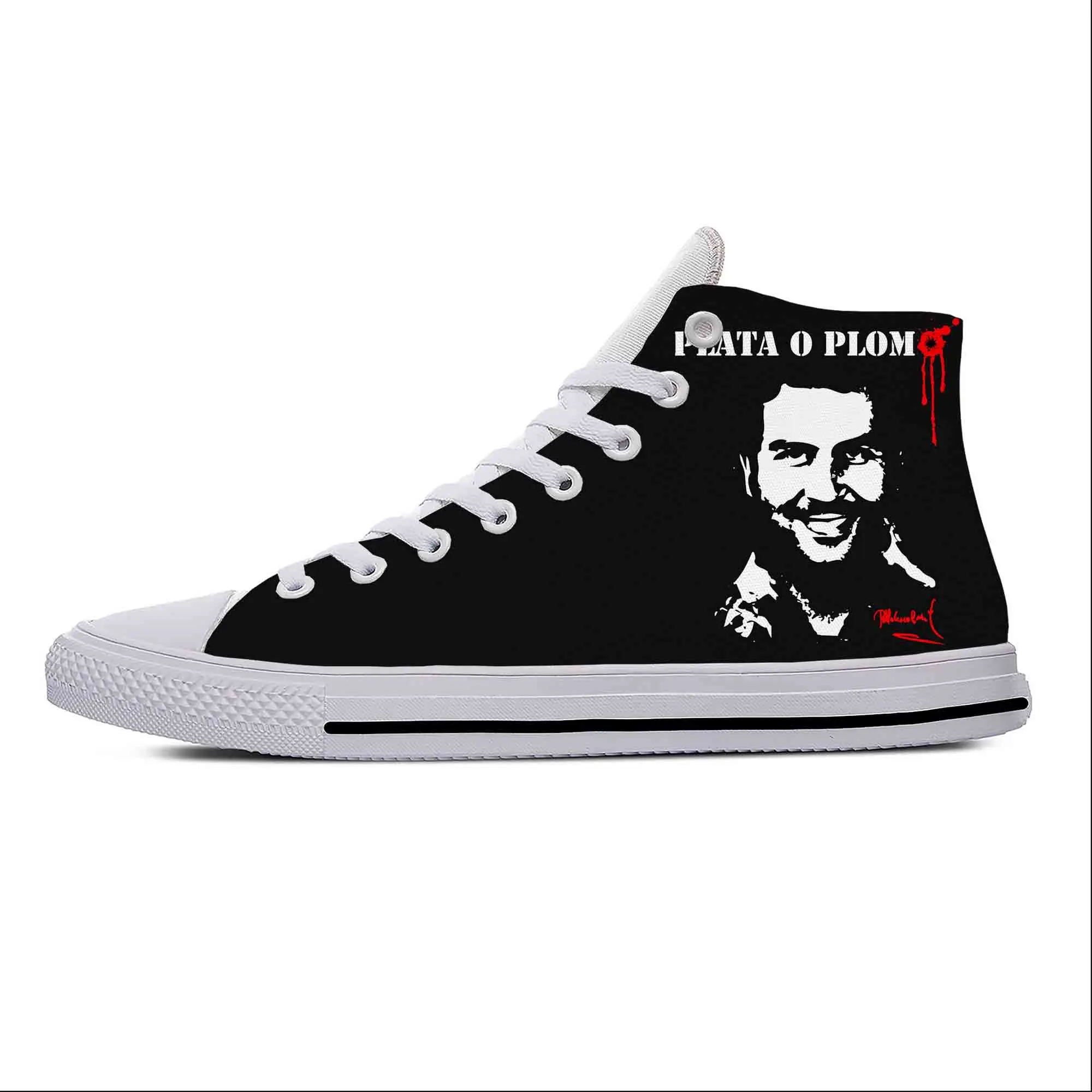 Anime Cartoon Manga Narcos Pablo Escobar Fashion Casual Cloth Shoes High Top Lightweight Breathable 3D Print Men Women Sneakers
Anime Cartoon Manga Narcos Pablo Escobar Fashion Casual Cloth Shoes High Top Lightweight Breathable 3D Print Men Women Sneakers