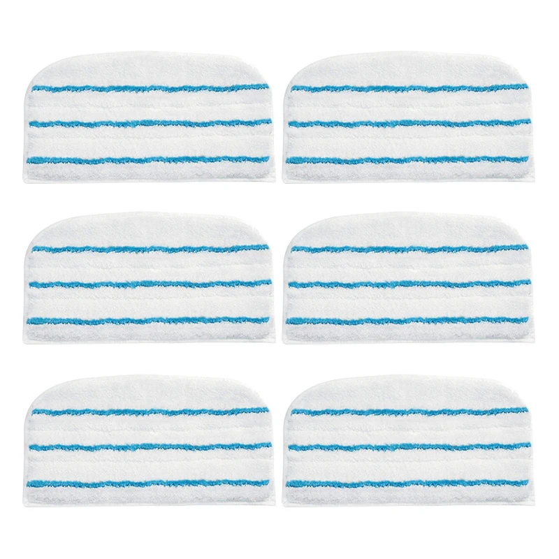 

6/8 Pack Microfiber Cleaning Pads Compatible with Black&Decker Steam Mops SM1600 SM1610 SM1620 SM1630 HSMC1321 Mop Refills