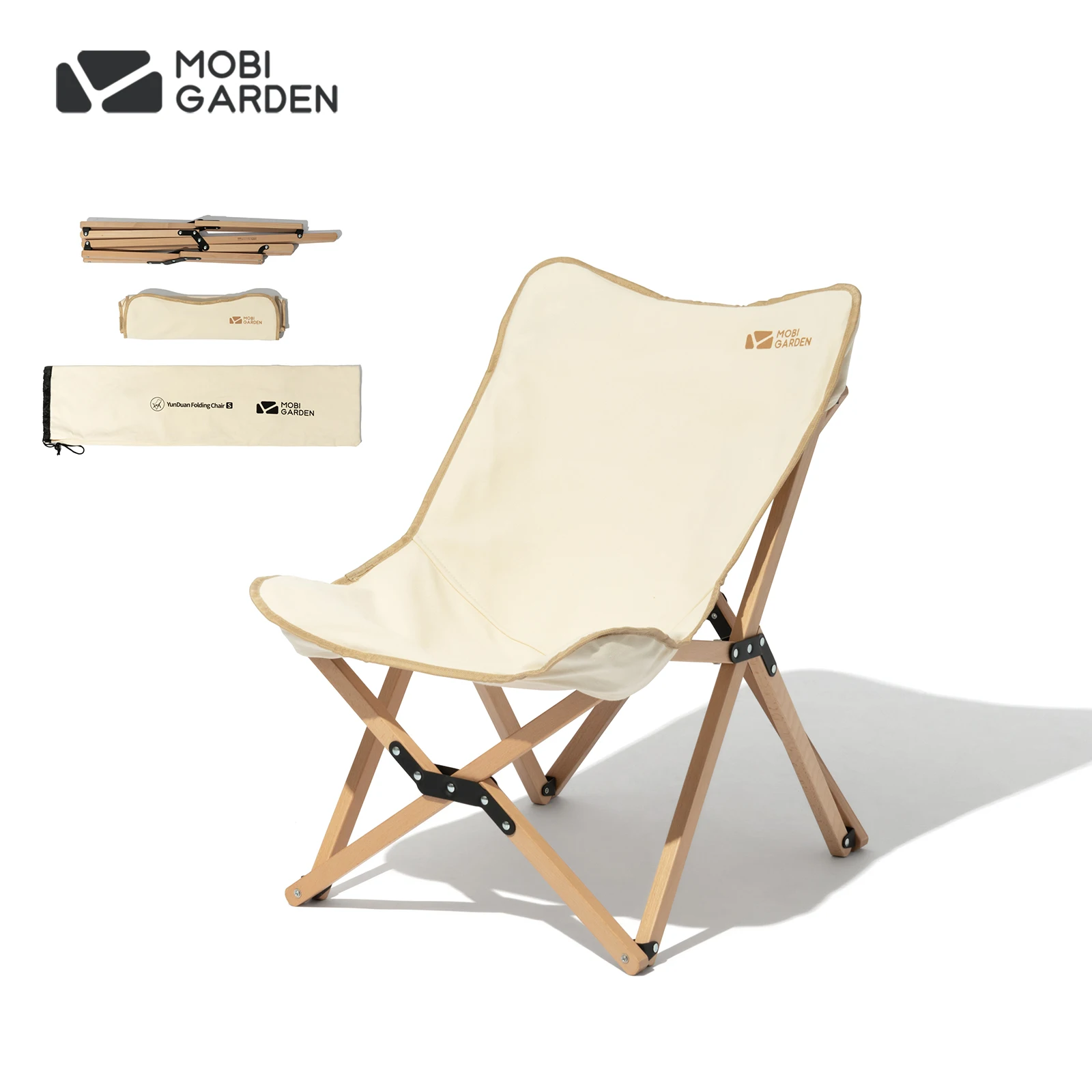 MOBI GARDEN Camping Folding Chair Butterfly Solid Wooden Chair Glamping Picnic Beach Outdoor Luxury
MOBI GARDEN Camping Folding Chair Butterfly Solid Wooden Chair Glamping Picnic Beach Outdoor Luxury