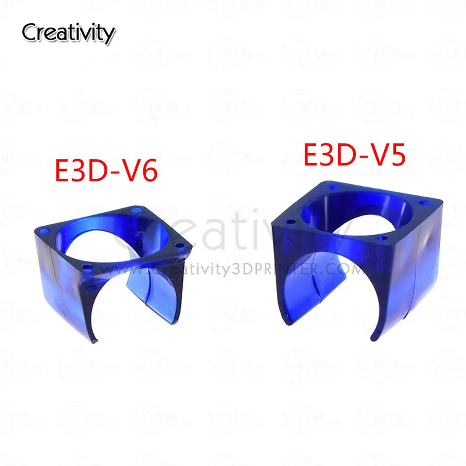 

E3D V5 V6 12V 24V Cooling Fan With Fan Bracket Duct Housing Guard J-head Hotend For 3D Printer Extruder Bracket Module 3010