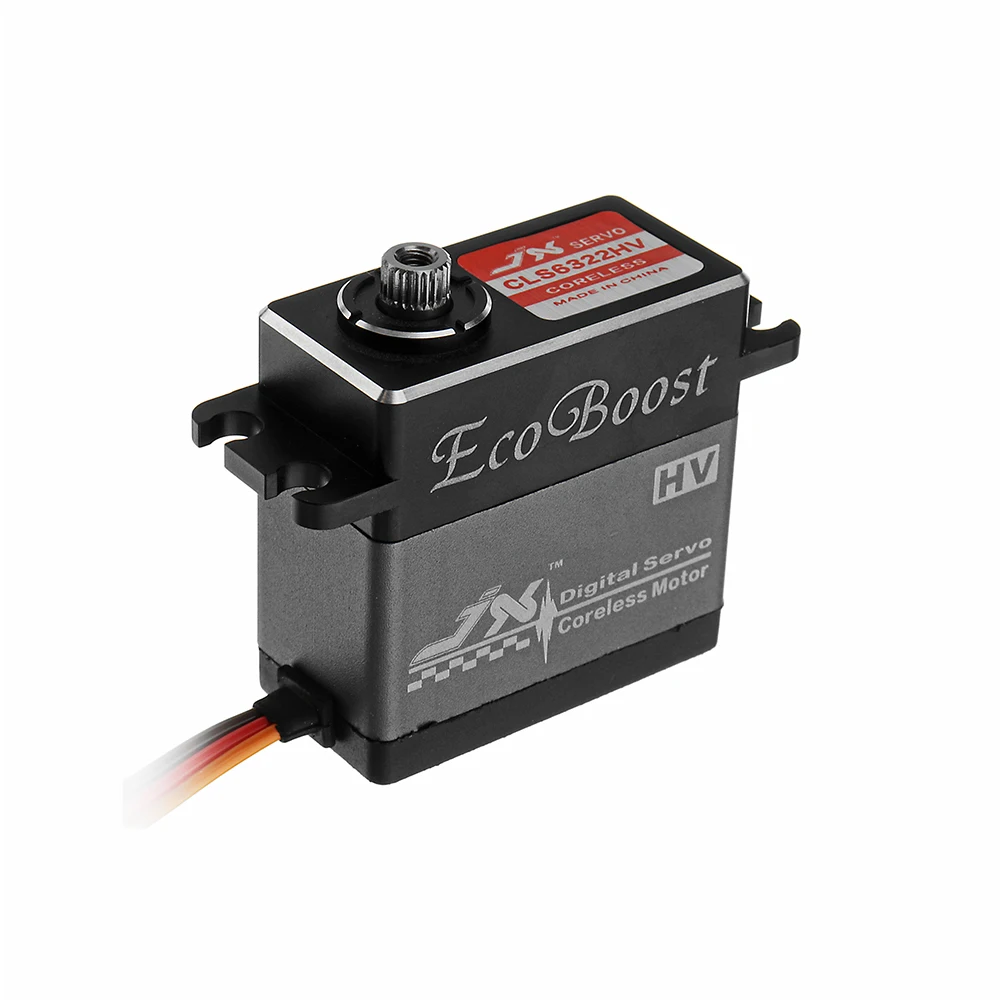 Сервопривод JX Servo CLS6322HV с металлическим редуктором, цифровой мотор без сердечника Ecoboost с большим крутящим моментом 21 кг, полностью металлический корпус для радиоуправляемого вертолета, робота
Сервопривод JX Servo CLS6322HV с металлическим редуктором, цифровой мотор без сердечника Ecoboost с большим крутящим моментом 21 кг, полностью металлический корпус для радиоуправляемого вертолета, робота