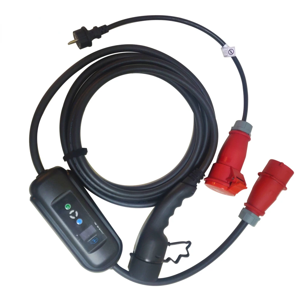 11kw Three Phase type 2 electric vehicle cable charging station car 8A - 16A adjustable portable ev charger
11kw Three Phase type 2 electric vehicle cable charging station car 8A - 16A adjustable portable ev charger