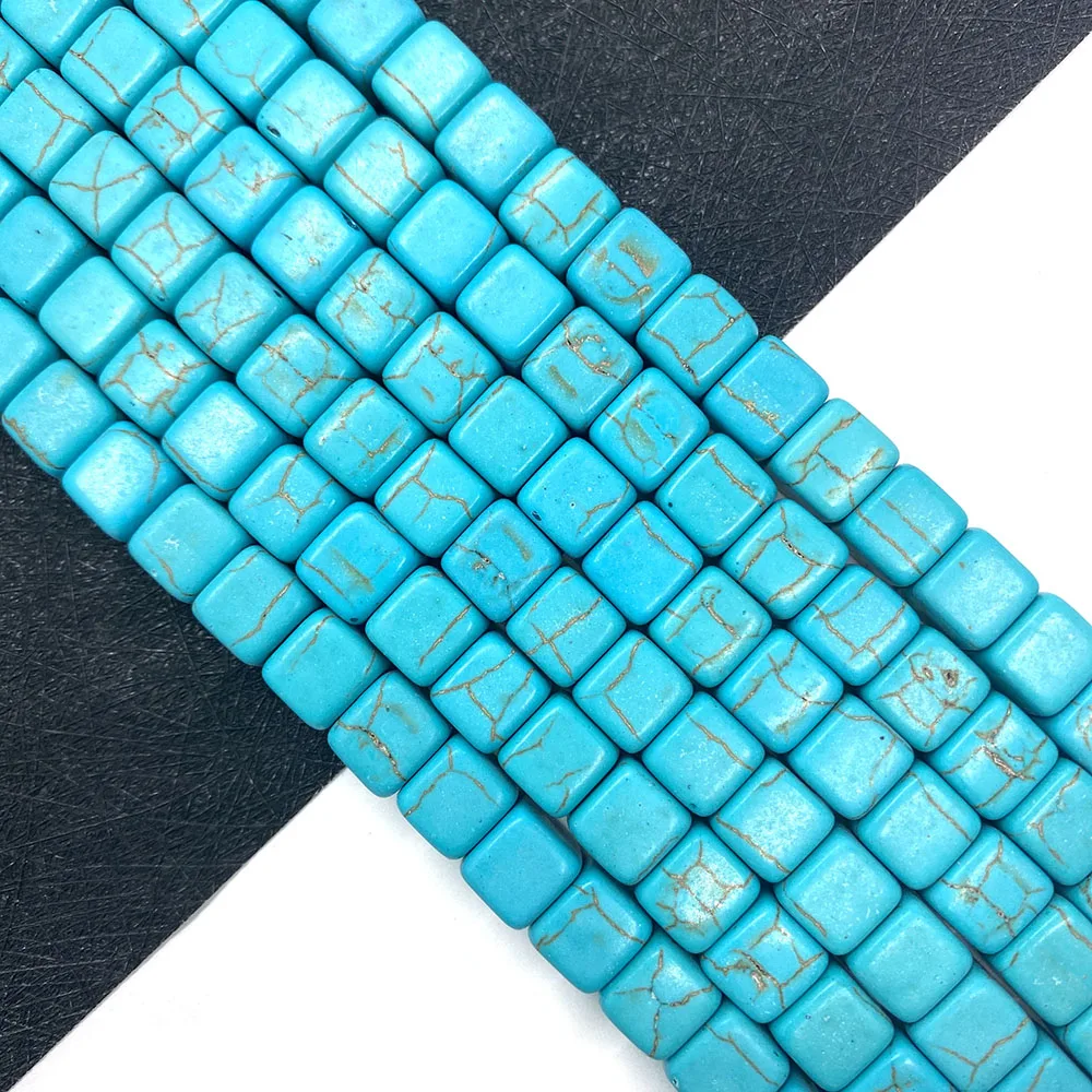 Charm Turquoise Beads Natural Stone Beads Used In Jewelry Making Square Beads DIY Necklaces Bracelets Earrings Supplies
Charm Turquoise Beads Natural Stone Beads Used In Jewelry Making Square Beads DIY Necklaces Bracelets Earrings Supplies