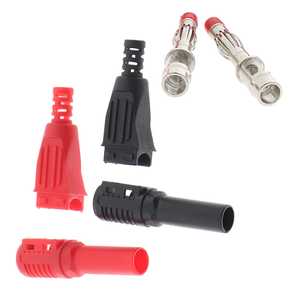 2pcs Banana Plug Connector 4mm Male Right Angle Insulated Wire Solder Type DIY For 4mm Shrouded Banana Jacks Sockets Terminals
2pcs Banana Plug Connector 4mm Male Right Angle Insulated Wire Solder Type DIY For 4mm Shrouded Banana Jacks Sockets Terminals