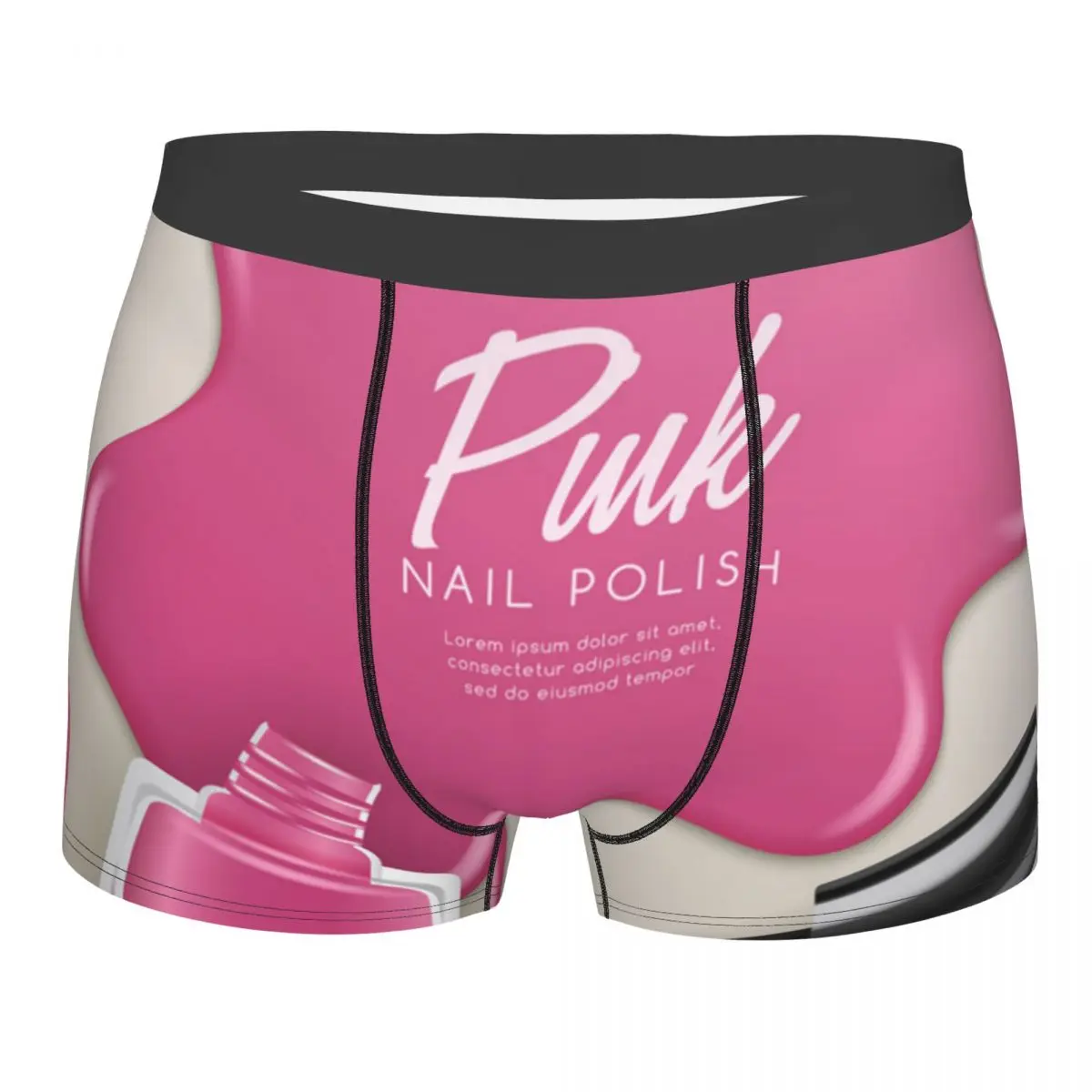 Custom Pink Nail Polish Art Underwear Men Stretch Manicure Manicurist Boxer Briefs
Custom Pink Nail Polish Art Underwear Men Stretch Manicure Manicurist Boxer Briefs
