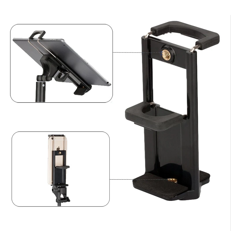 Brand New Mobile Phone Tablet Selfie Stick Bracket Tablet Bracket Tripod Head Universal For Mobile Phones And Tablets(black)
Brand New Mobile Phone Tablet Selfie Stick Bracket Tablet Bracket Tripod Head Universal For Mobile Phones And Tablets(black)