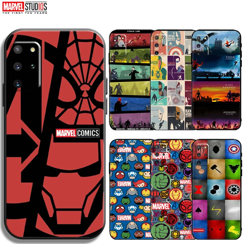 Marvel Avengers Logo Phone Case For Samsung Galaxy S20 Plus S20 FE Ultra 5G Coque Bumper Black Silicone Cover Funda
Marvel Avengers Logo Phone Case For Samsung Galaxy S20 Plus S20 FE Ultra 5G Coque Bumper Black Silicone Cover Funda