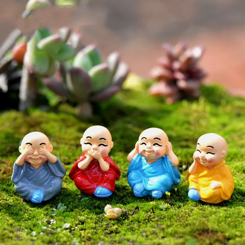 Micro Landscape Ornaments Four Small Monks DIY Assembly Process Ornaments Landscape Decoration
Micro Landscape Ornaments Four Small Monks DIY Assembly Process Ornaments Landscape Decoration