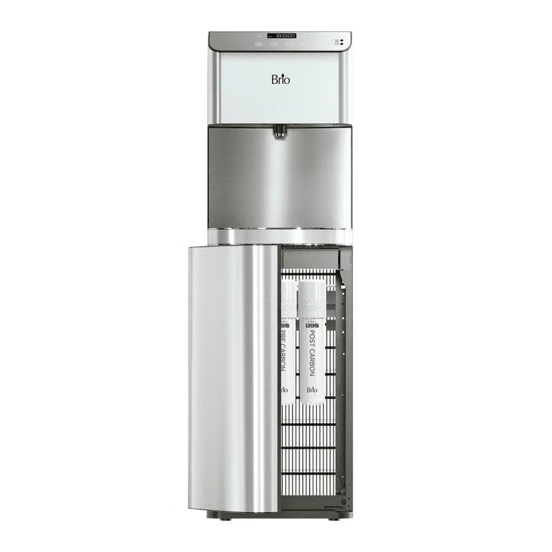 Series Moderna Touchless 3-Stage Bottless Water Cooler , Height 41.05" Stainless Steel 
Series Moderna Touchless 3-Stage Bottless Water Cooler , Height 41.05" Stainless Steel