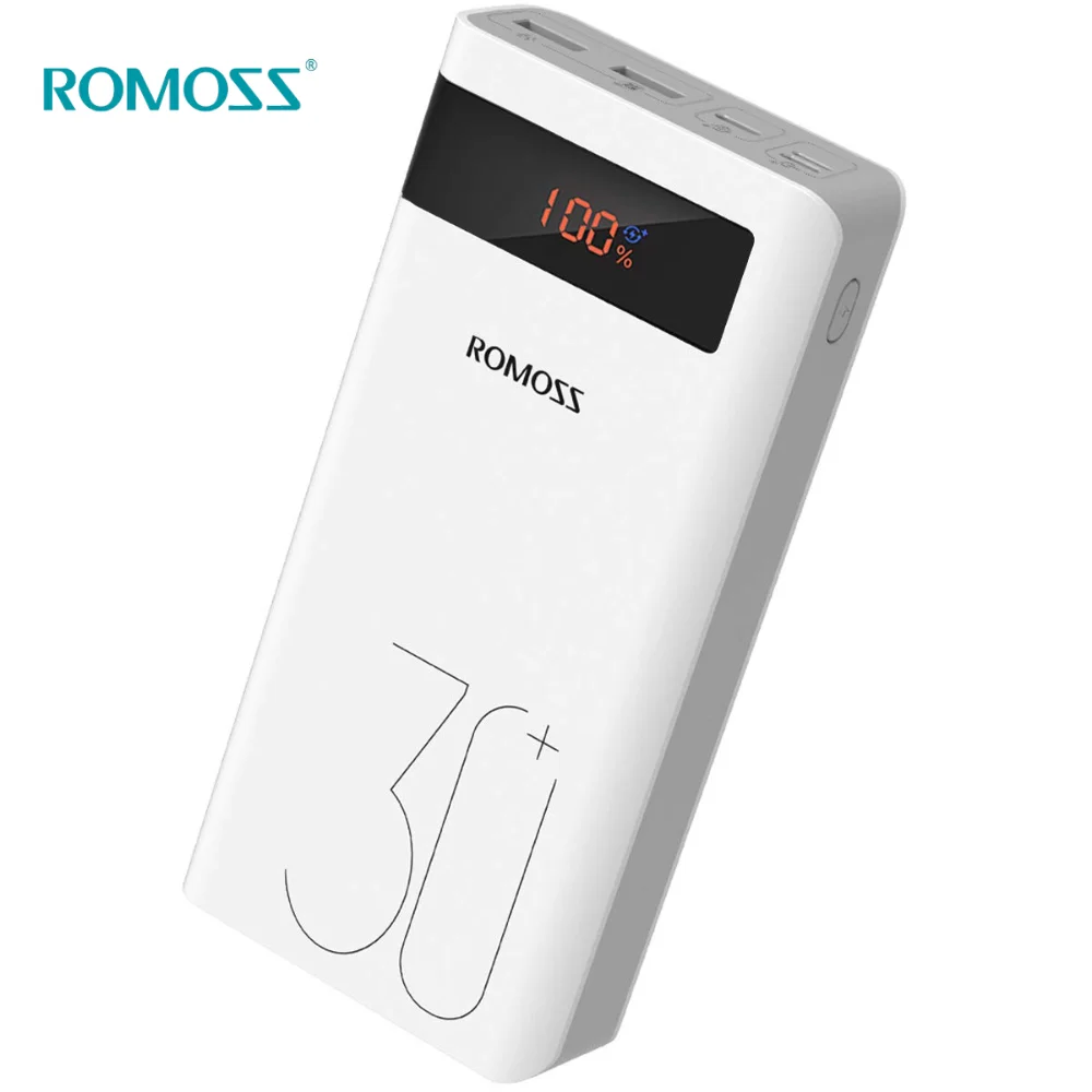 ROMOSS Sense 8P+ 30000mAh Power Bank PD 18W Type C Fast Charge Portable Charger External Battery For iPhone Xiaomi Samsung iPad
ROMOSS Sense 8P+ 30000mAh Power Bank PD 18W Type C Fast Charge Portable Charger External Battery For iPhone Xiaomi Samsung iPad